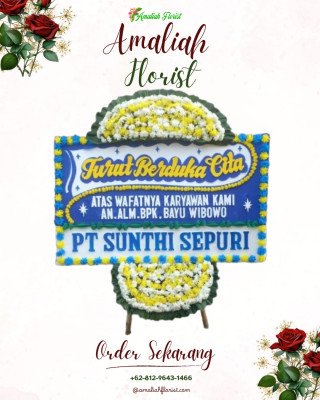 Papan Bunga Duka di Pematang Sidamanik