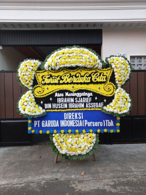Papan Bunga Duka di Pematang Sidamanik